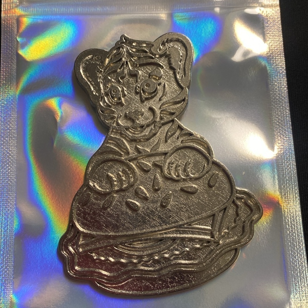 Lisa Frank pin vintage make your own pin bling out or puff paint in unique rare